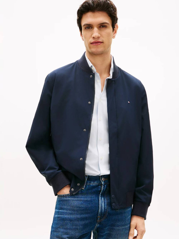 Tommy Hilfiger pánský modrý bomber