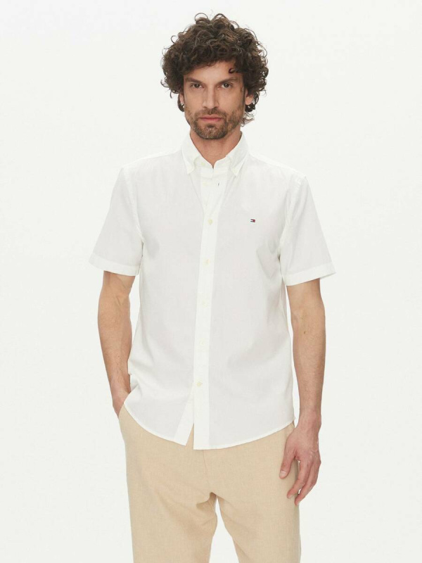 Tommy Hilfiger pánská bílá košile Flex