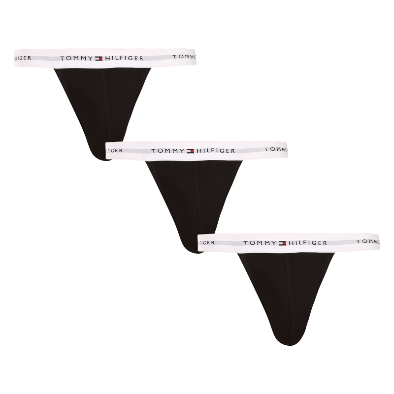 3PACK pánské jocksy Tommy Hilfiger černé (UM0UM03377 0WE) M