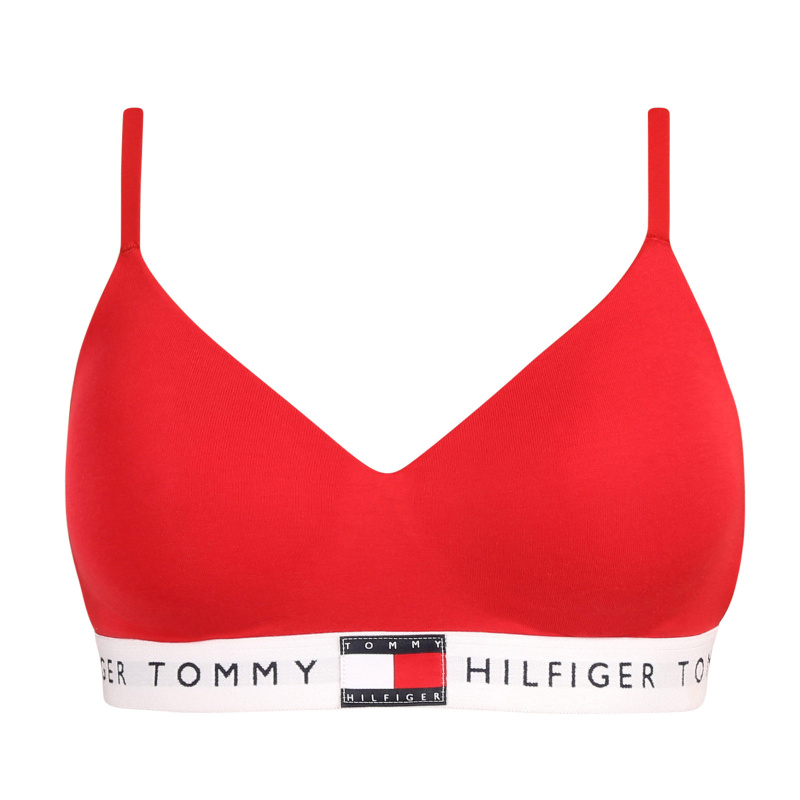 Dámská podprsenka Tommy Hilfiger červená (UW0UW05715 XLG) M