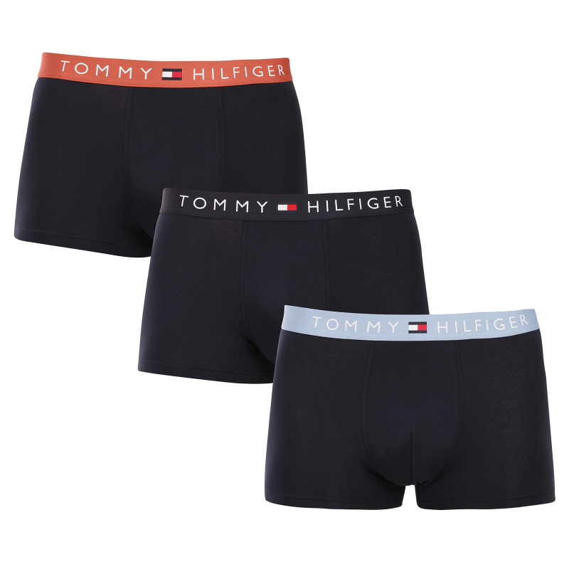 3PACK pánské boxerky Tommy Hilfiger tmavě modré (UM0UM03181 0T1) L, trenky / trenýrky