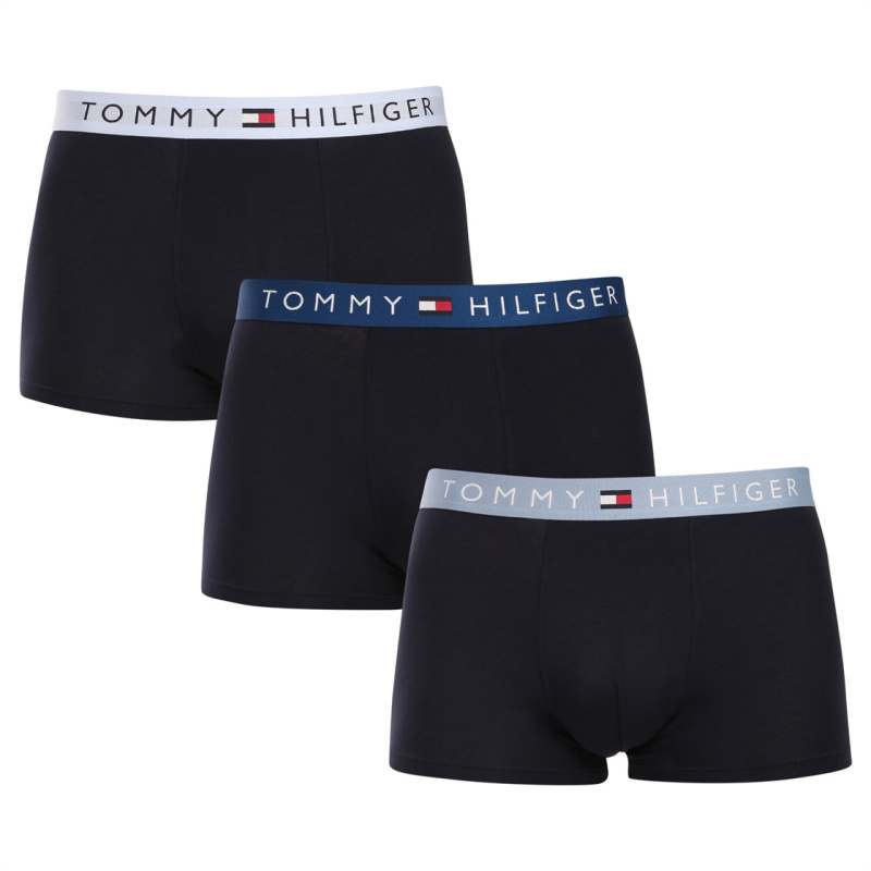3PACK pánské boxerky Tommy Hilfiger tmavě modré (UM0UM03181 0TV) M, trenky / trenýrky