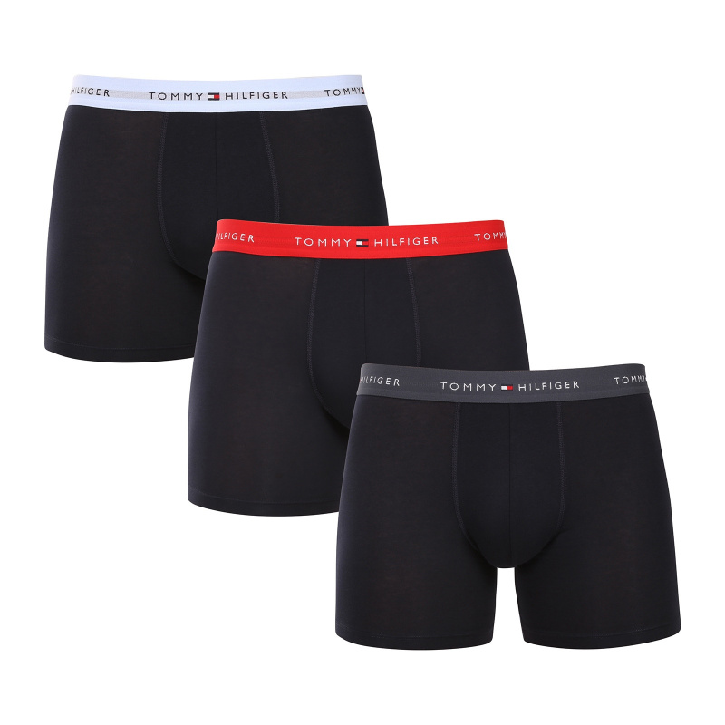3PACK pánské boxerky Tommy Hilfiger tmavě modré (UM0UM02765 0Y3) XXL, trenky / trenýrky