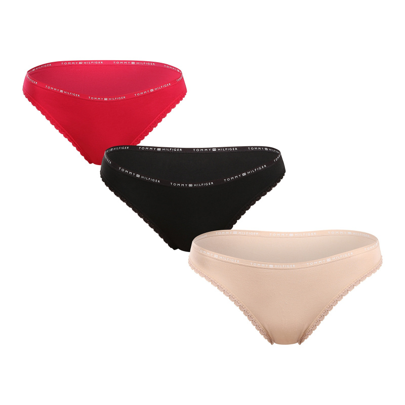 3PACK dámské kalhotky Tommy Hilfiger vícebarevné (UW0UW05953 0VI) S
