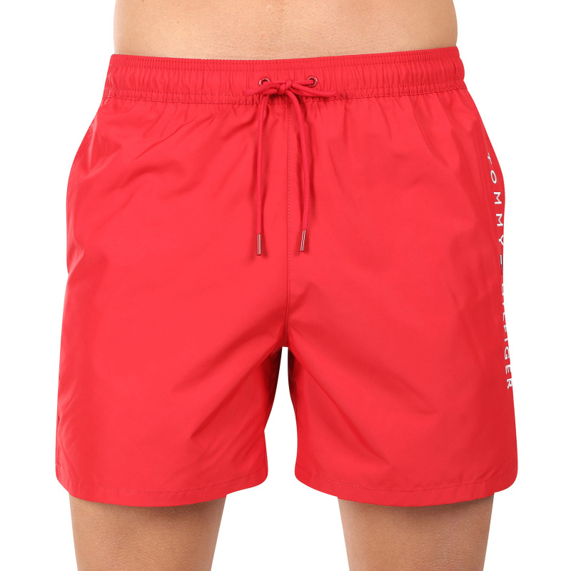 Pánské plavky Tommy Hilfiger červené (UM0UM03258 XLD) M