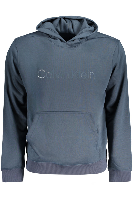 Calvin Klein pánská mikina s kapucí modrá