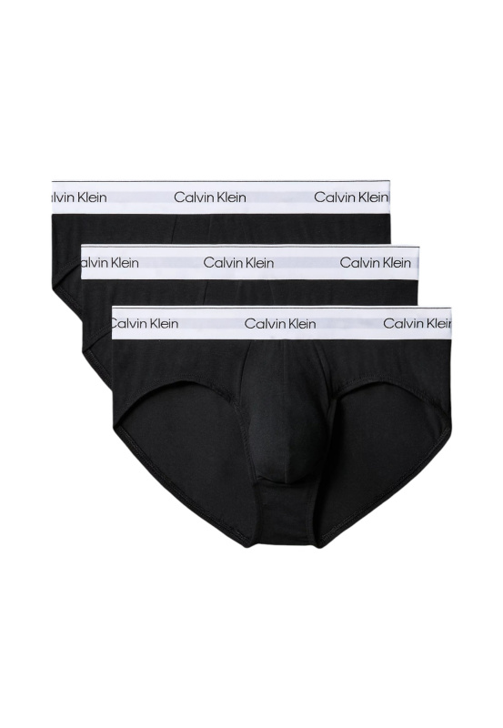 3PACK pánské slipy Calvin Klein černé (NB3962A-UB1) M