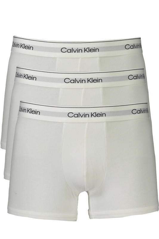 3PACK Pánské boxerky CALVIN KLEIN bílá SIZE: S