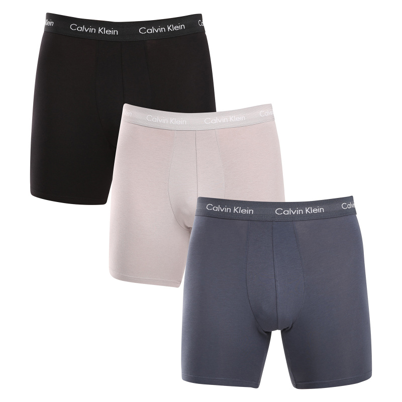 3PACK pánské boxerky Calvin Klein vícebarevné (NB1770A-QRH) M, trenky / trenýrky