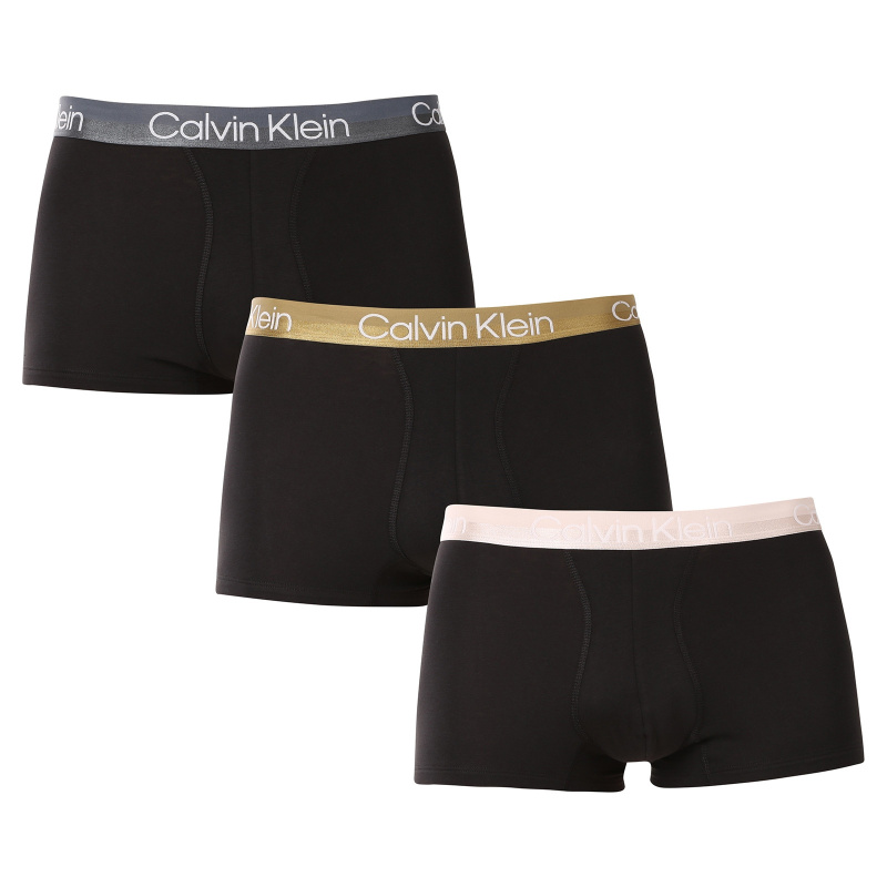 3PACK pánské boxerky Calvin Klein černé (NB2970A-Q14) XXL, trenky / trenýrky