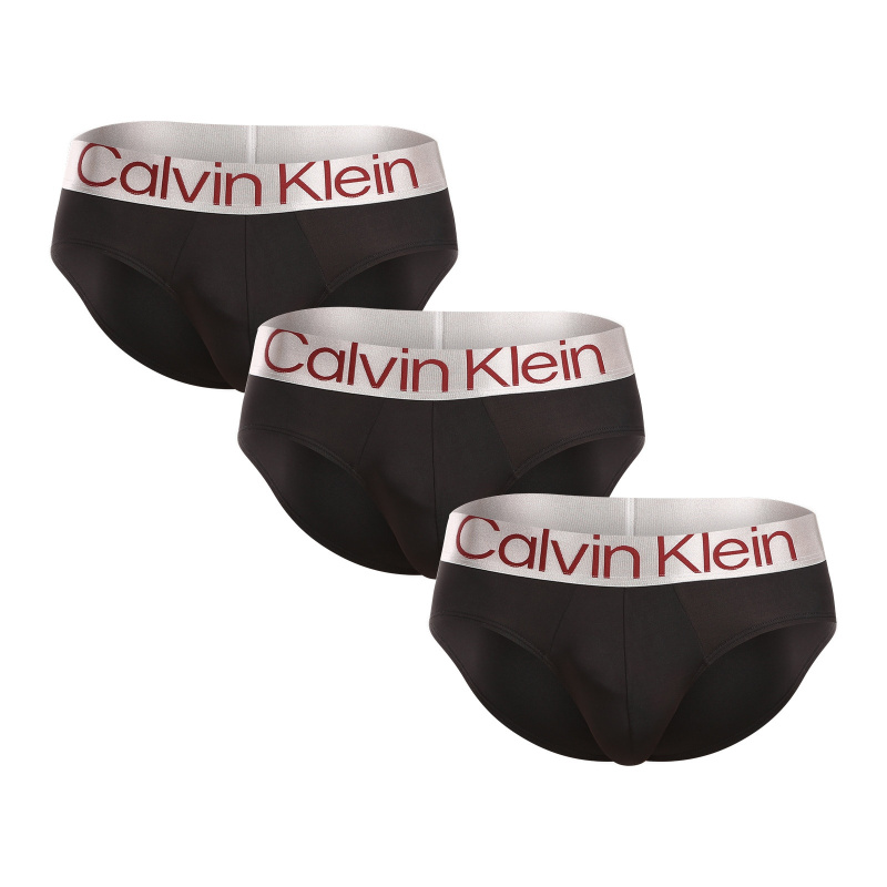 3PACK pánské slipy Calvin Klein černé (NB3073A-Q09) M