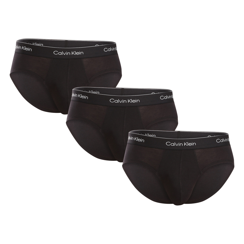 3PACK pánské slipy Calvin Klein černé (NB3962A-TM6) XL