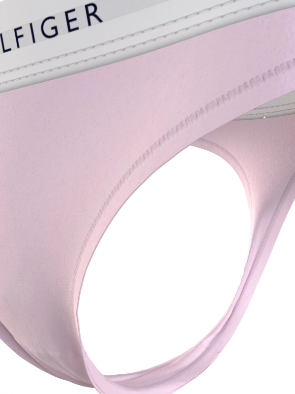 Dámská tanga LOGO WAISTBAND THONG UW0UW03835TOG světle růžová - Tommy Hilfiger XS