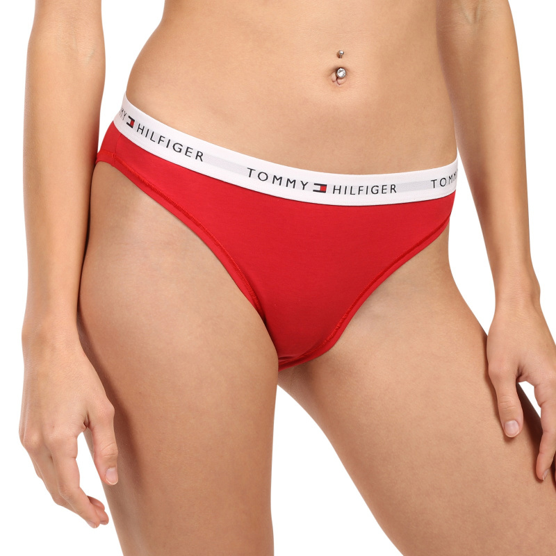 Dámské kalhotky Tommy Hilfiger červené (UW0UW03836 XLG) L