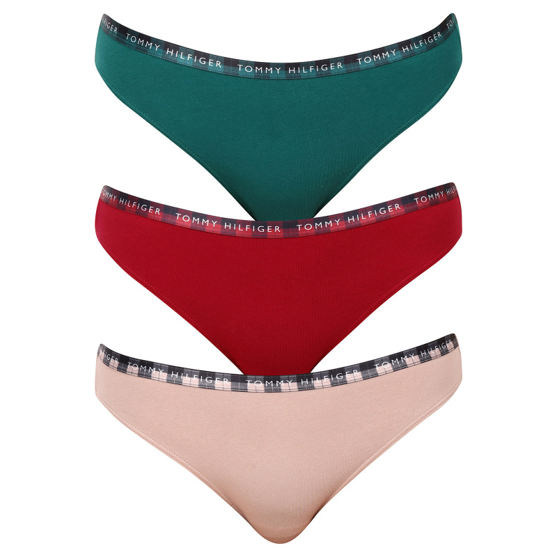 3PACK dámské kalhotky Tommy Hilfiger vícebarevné (UW0UW02828 0WQ) S