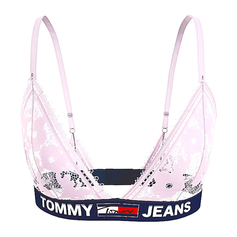 Dámská nevyztužená podprsenka Jeans Lace UW0UW03508-TOB - Tommy Hilfiger L