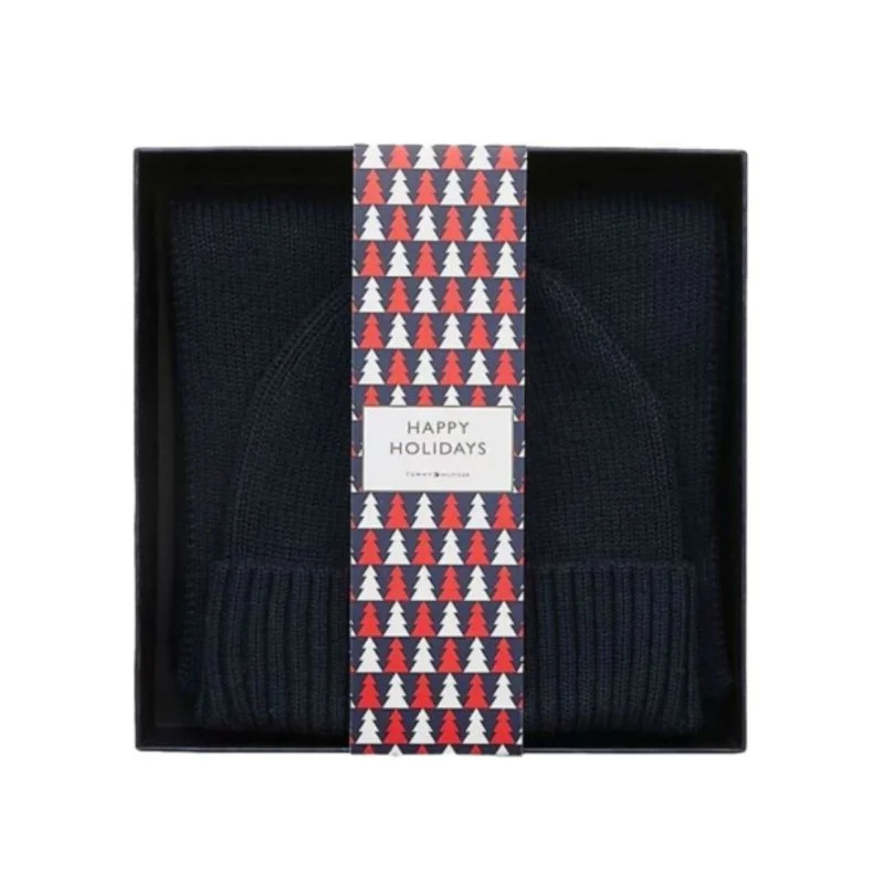 Dětská čepice a šála Tommy Hilfiger Jr AU0AU01651 S/M
