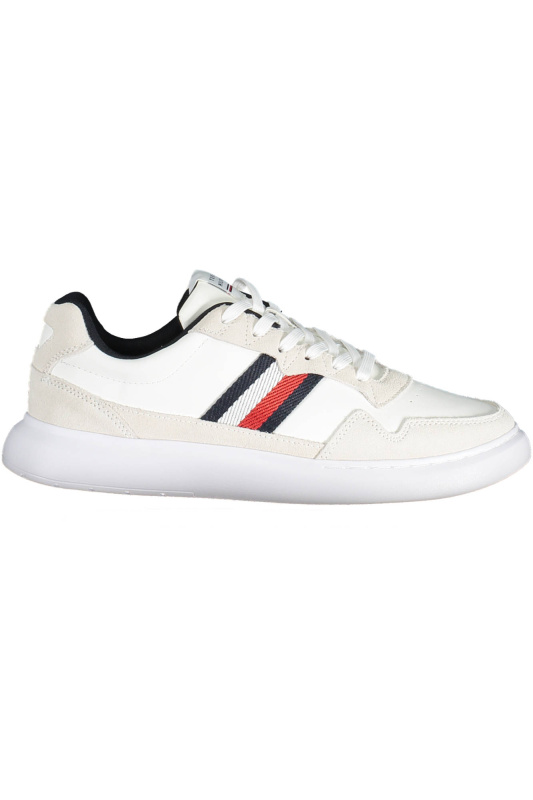 Bílé pánské tenisky se semišovými detaily Tommy Hilfiger Lightweight Leather