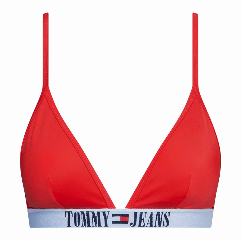 Jeans Dámský vrchní díl plavek UW0UW04079-XNL - Tommy Hilfiger M