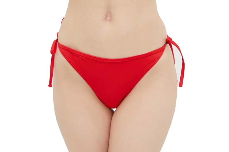 Dámské plavky Bikini UW0UW04588-XNL červené - Tommy Hilfiger M