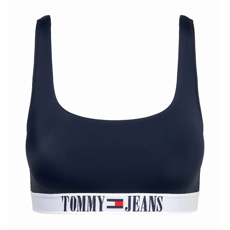 Jeans Dámský vrchní díl plavek UW0UW04410-C87 - Tommy Hilfiger M