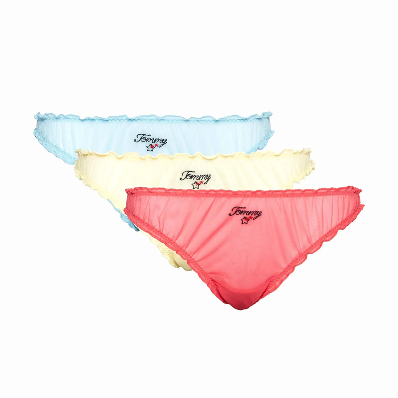 3PACK dámské kalhotky Tommy Hilfiger vícebarevné (UW0UW04573 0TZ) S