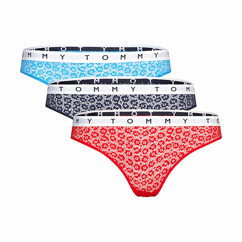 Dámské kalhotky Lace 3Pack UW0UW02522-0V7 - Tommy Hilfiger M