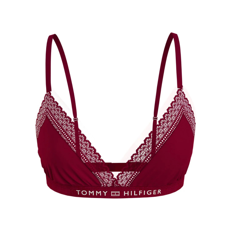 Dámská nevyztužená podprsenka Triangle UW0UW04242-XJS - Tommy Hilfiger S