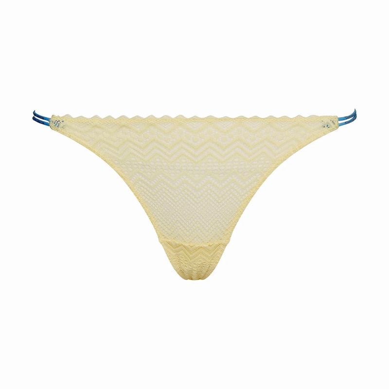 Dámská tanga TJ Essential UW0UW04201-ZGC - Tommy Hilfiger S