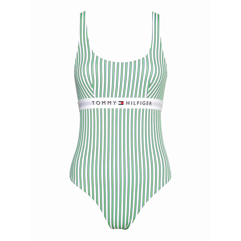 Dámské jednodílné plavky UW0UW04564-0K6 - Tommy Hilfiger M