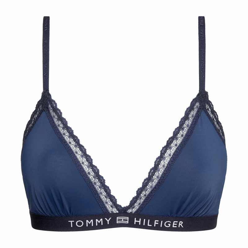 Dámská nevyztužená podprsenka Triangle UW0UW04242-DW5 - Tommy Hilfiger S