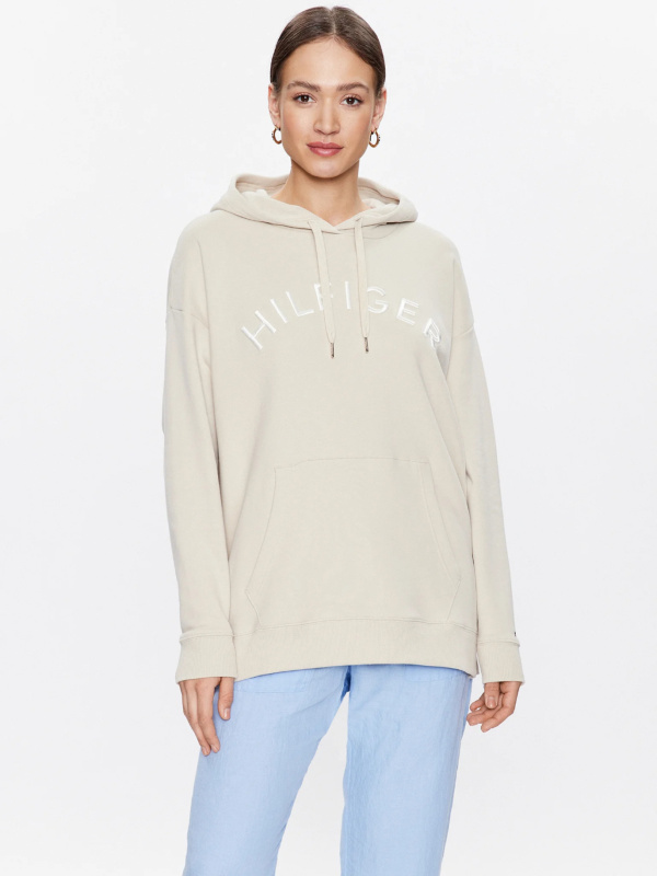 Tommy Hilfiger dámská béžová mikina