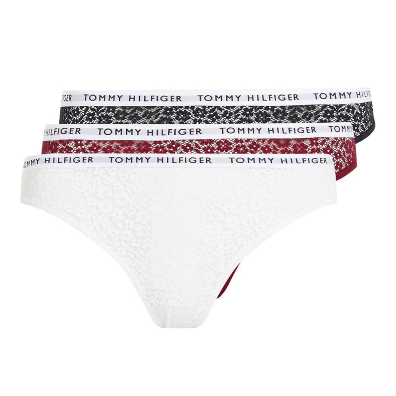 3PACK dámské kalhotky Tommy Hilfiger vícebarevné (UW0UW04513 0WE) S