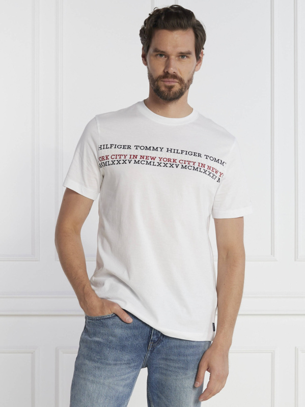 Tommy Hilfiger pánské bílé tričko
