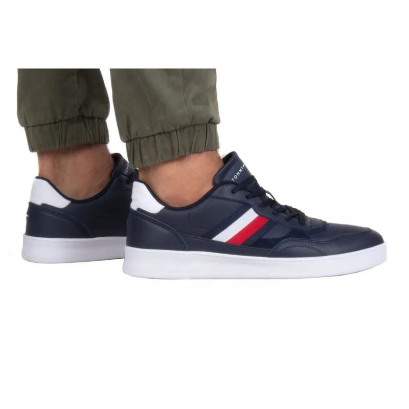 Tommy Hilfiger Court Cupsole Retro Lth Stripes M FM0FM04828 Boty DW5 43