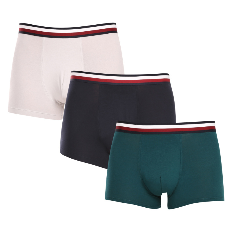 3PACK pánské boxerky Tommy Hilfiger vícebarevné (UM0UM03035 0T1) M, trenky / trenýrky