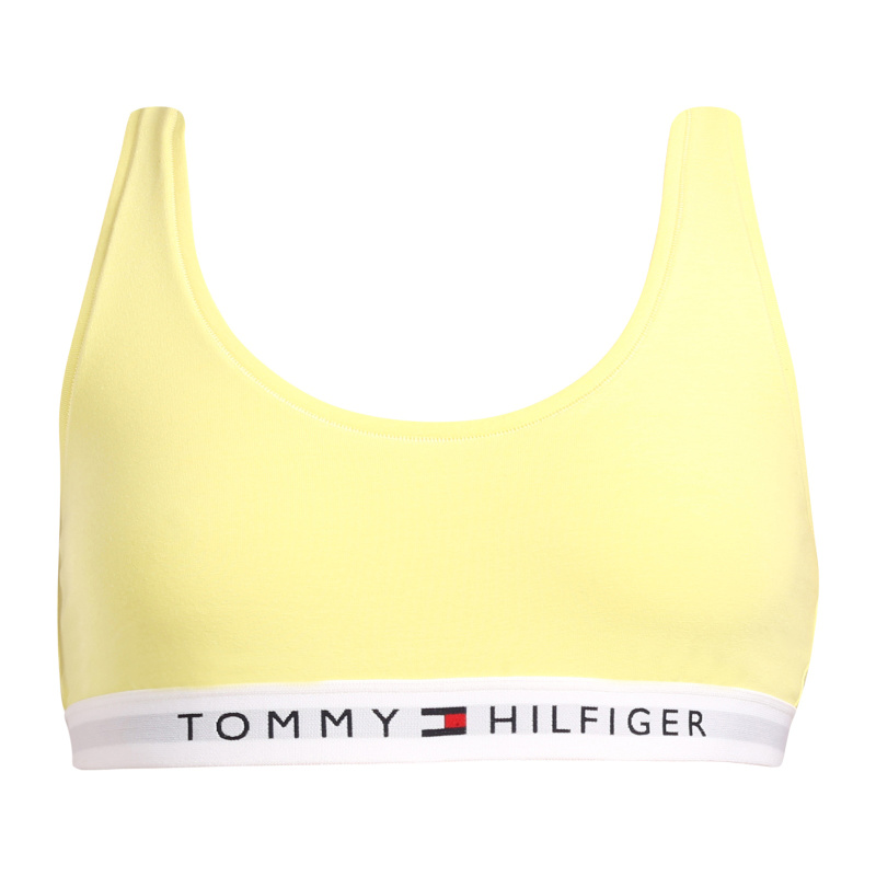 Dámská podprsenka Tommy Hilfiger žlutá (UW0UW04143 ZIN) M