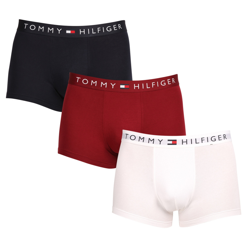 3PACK pánské boxerky Tommy Hilfiger vícebarevné (UM0UM03181 0SZ) S, trenky / trenýrky