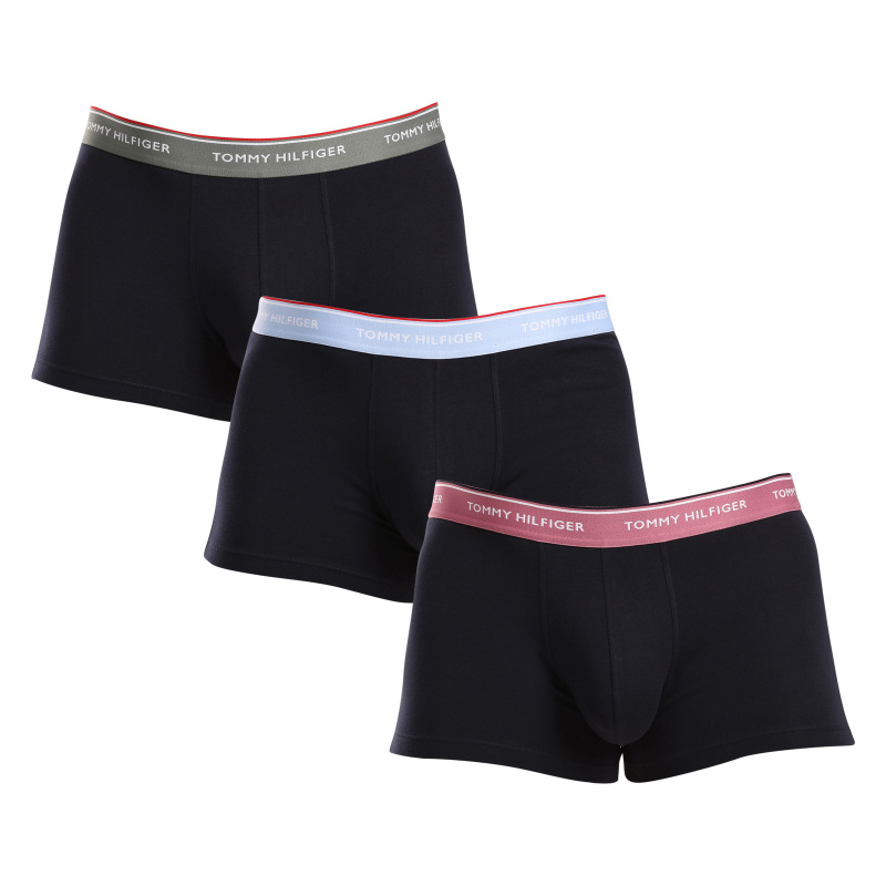 3PACK pánské boxerky Tommy Hilfiger tmavě modré (UM0UM01642 0XV) M, trenky / trenýrky