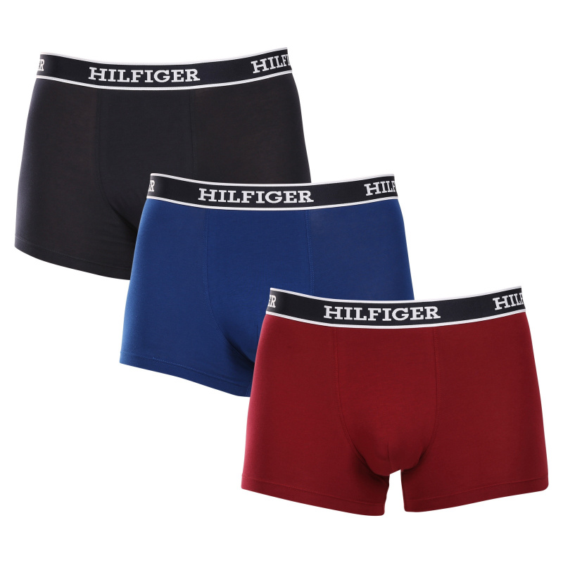 3PACK pánské boxerky Tommy Hilfiger vícebarevné (UM0UM03185 0SX) M, trenky / trenýrky