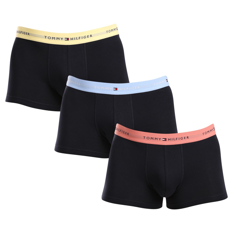 3PACK pánské boxerky Tommy Hilfiger tmavě modré (UM0UM02763 0XM) M, trenky / trenýrky