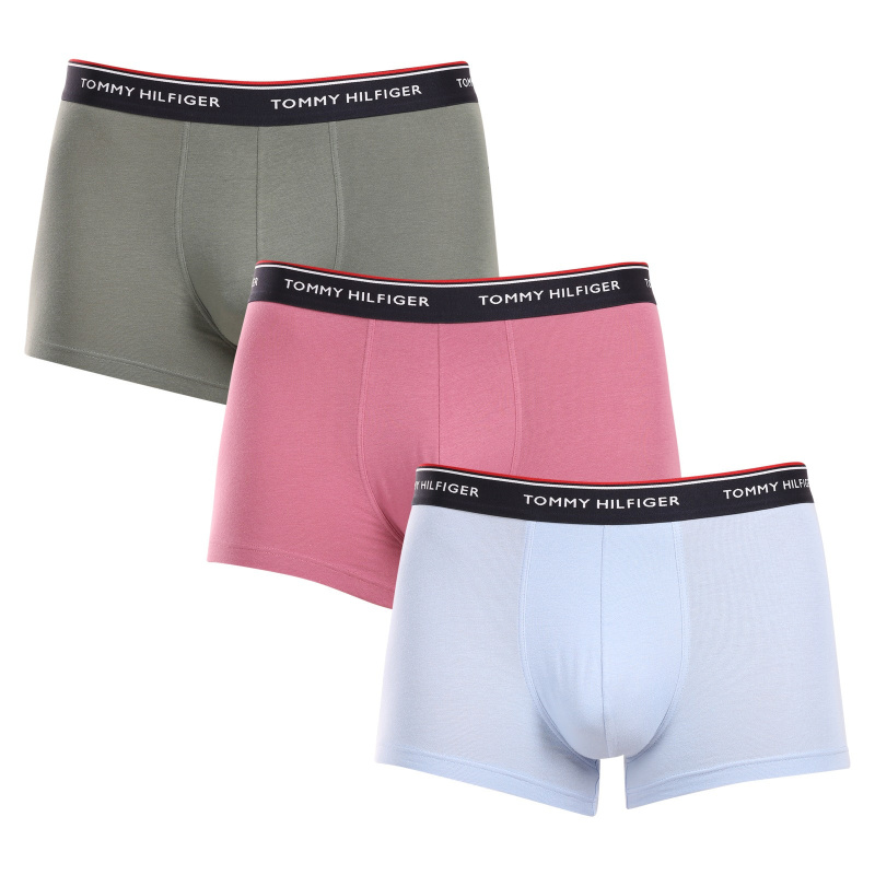 3PACK pánské boxerky Tommy Hilfiger vícebarevné (1U87903842 0XV) L, trenky / trenýrky