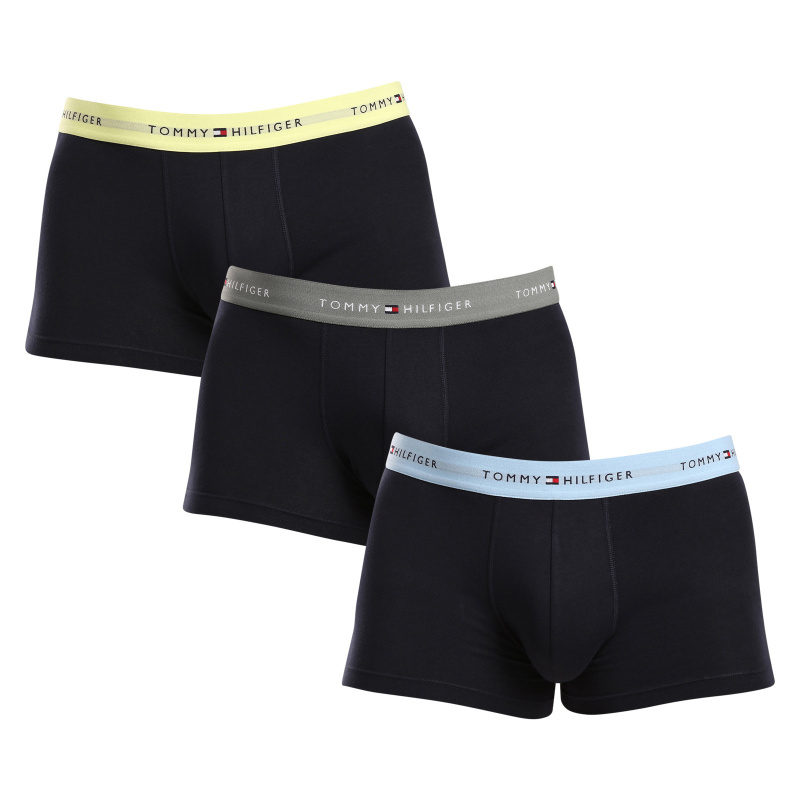 3PACK pánské boxerky Tommy Hilfiger tmavě modré (UM0UM02763 0T9) M, trenky / trenýrky