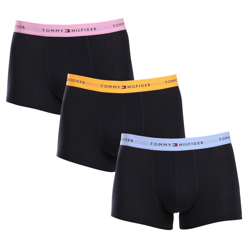 3PACK pánské boxerky Tommy Hilfiger tmavě modré (UM0UM02763 0VI) M, trenky / trenýrky