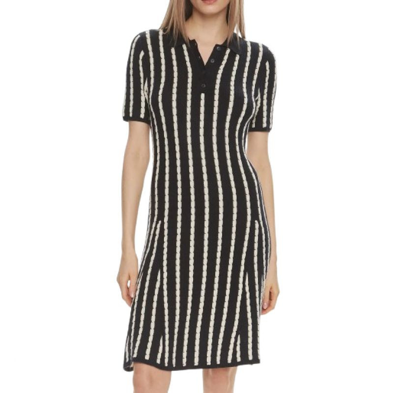 Tommy Hilfiger Cable F&F Polo SS Dress W WW0WW41748 s