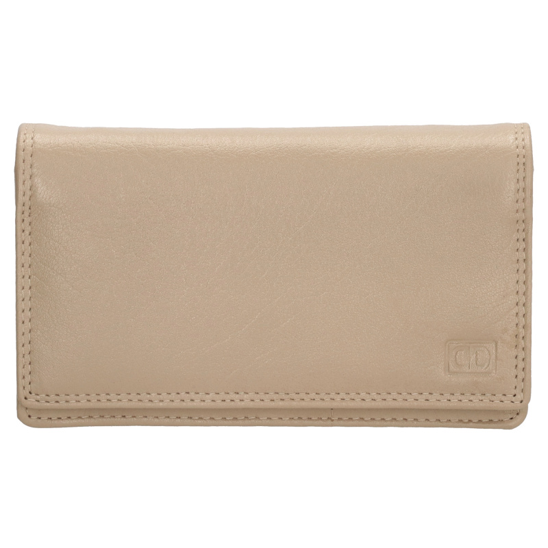 Dámská kožená peněženka Double-d - taupe