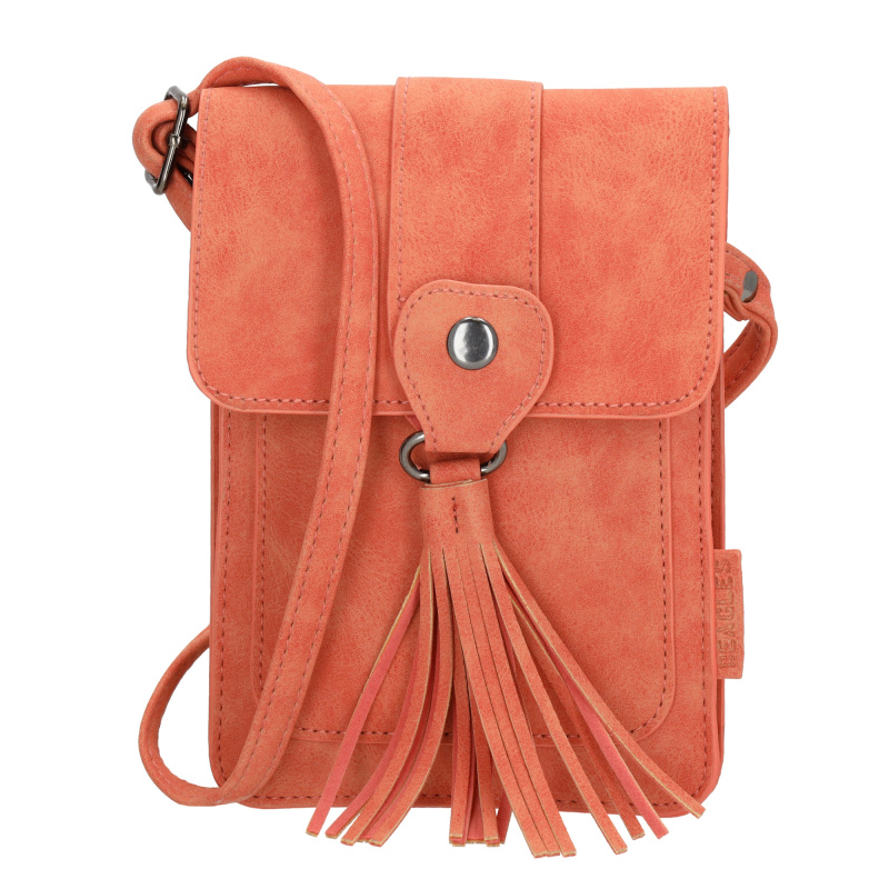 Crossbody taška na telefon Beagles Carral - meruňková