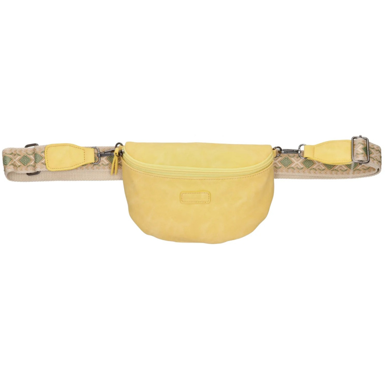 Beagles dámská ledvinka Malaga s dekorativním popruhem - žlutá