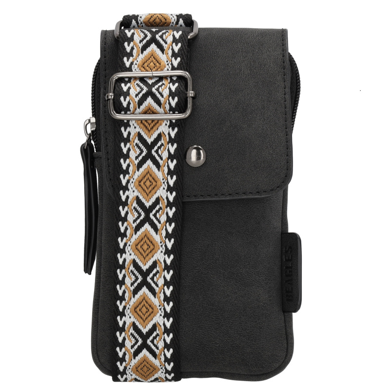 Beagles dámska crossbody taška na mobil Malaga - černá