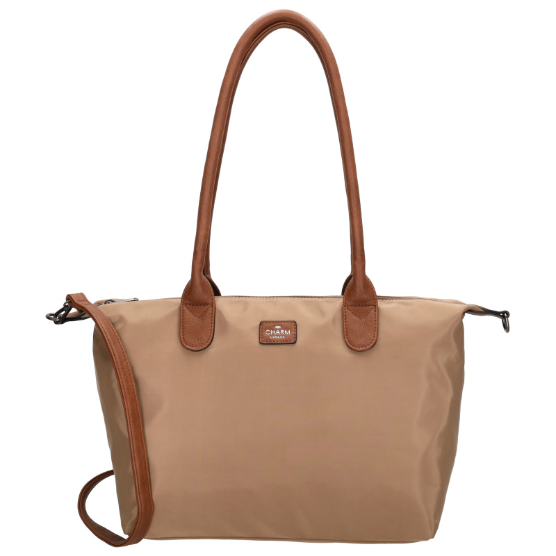 Nákupní shopper taška Charm London Buckingham - 15,5L - taupe